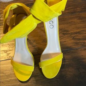 Yellow heels